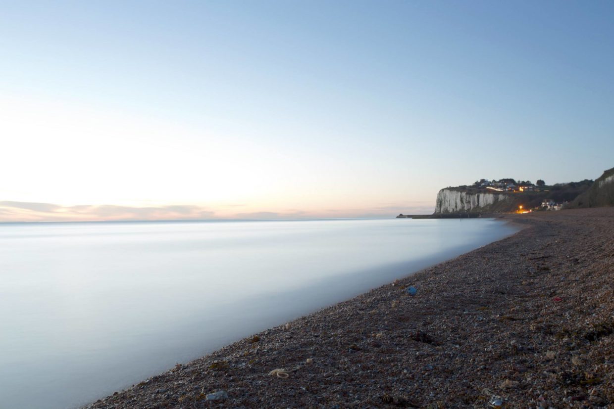 beaches near deal and kingsdown on the kent coast