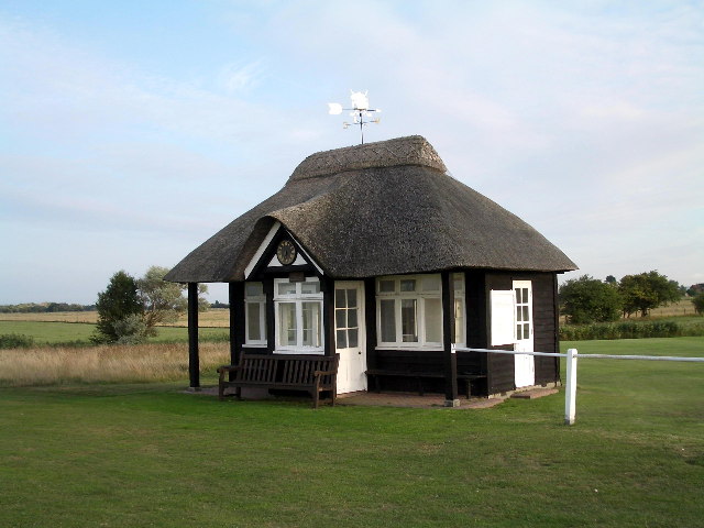 Starter's hut at the 1st hole, Royal St Georges Golf Club