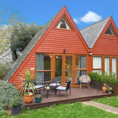 Holiday chalet at Kingsdown Holiday Park