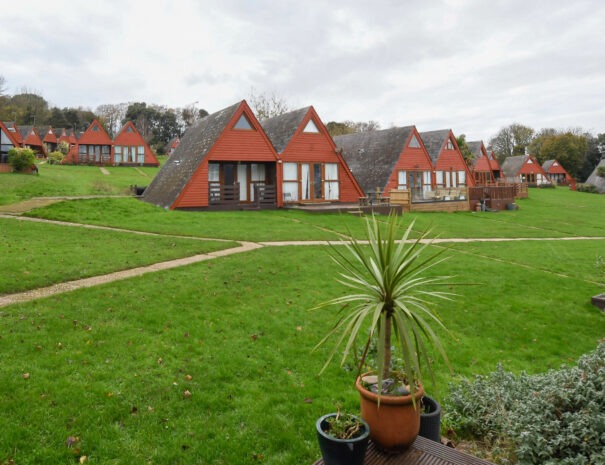 Holiday chalet at Kingsdown Holiday Park