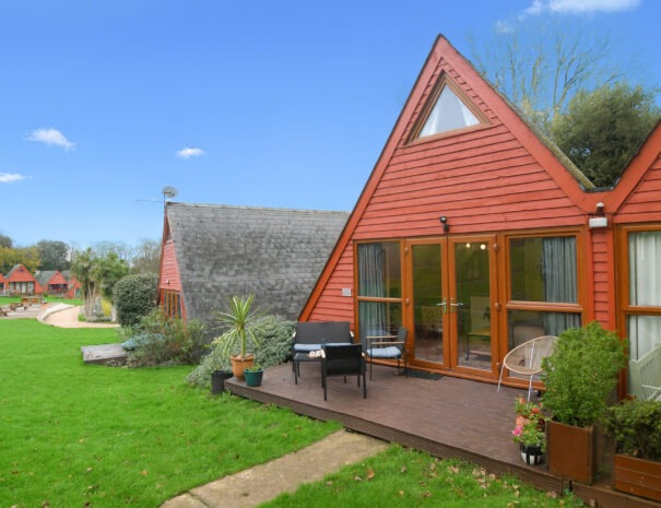 Holiday chalet at Kingsdown Holiday Park